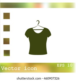 T-shirt hanger icon sale