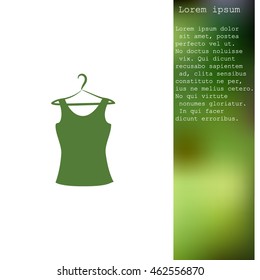 T-shirt hanger icon sale