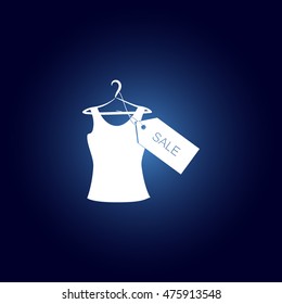 T-shirt hanger icon sale