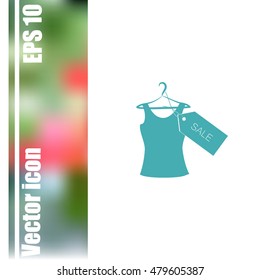 T-shirt hanger icon sale