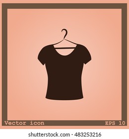 T-shirt hanger icon sale
