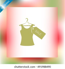 T-shirt hanger icon sale