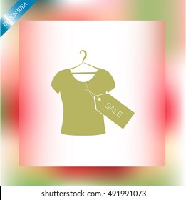 T-shirt hanger icon sale