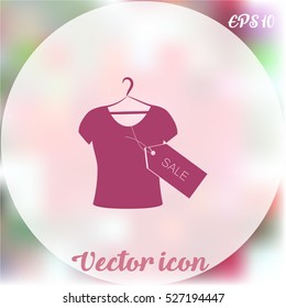 T-shirt hanger icon sale