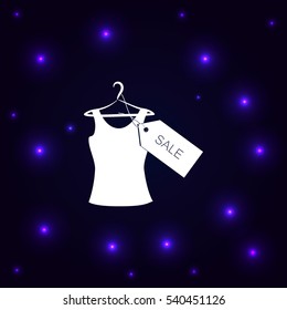 T-shirt hanger icon sale