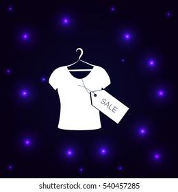 T-shirt hanger icon sale