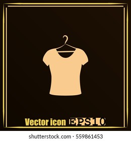 T-shirt hanger icon sale