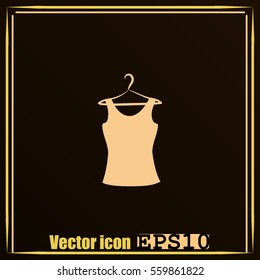T-shirt hanger icon sale