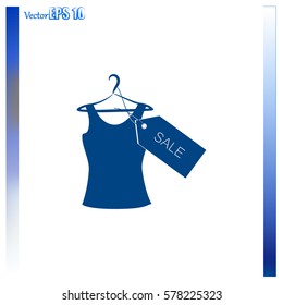 T-shirt hanger icon sale