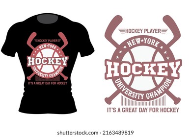 T-Shirt For Hockey Player, Ice Hockey Shirt
