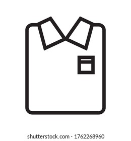 t-shirt icon apparel store sign on white background