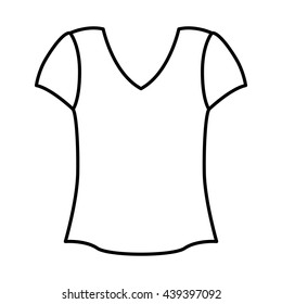 tshirt icon. Cloth concept design. vector graphic