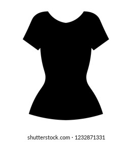 T-shirt icon. Clothes vector design