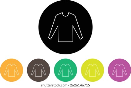  Design de ícone de camiseta para expressar estilo.