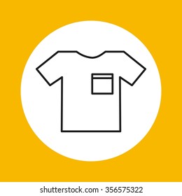 t-shirt icon design, vector illustration eps10 graphic 