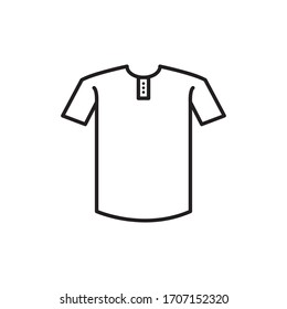 Plantilla de vectores de diseño de iconos de pantalones T