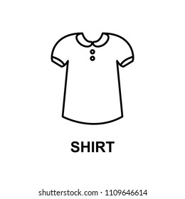 T-shirt icon. Element of summer clothes for mobile concept and web apps. Detailed T-shirt icon can be used for web and mobile. Premium icon on white background