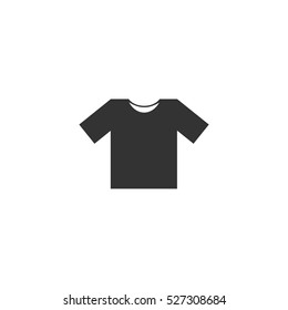 Tshirt icon flat. Illustration isolated vector sign symbol
