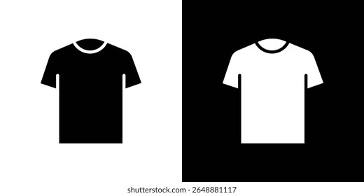 Tshirt icon of a flat style vector