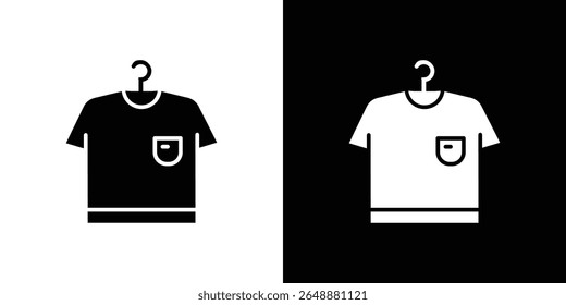 Tshirt icon of a flat style vector