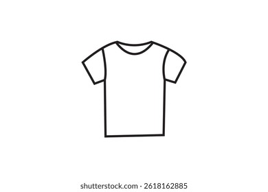 tshirt icon flat vector icon