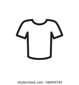 T-shirt icon illustration isolated vector sign symbol
