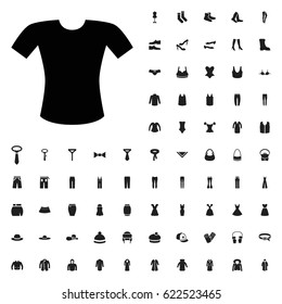 T-shirt icon illustration isolated vector sign symbol. clothes icons vector set. on white background