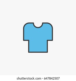 T-shirt  icon illustration isolated vector sign symbol