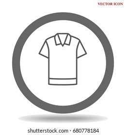 T-shirt icon illustration isolated vector sign symbol
