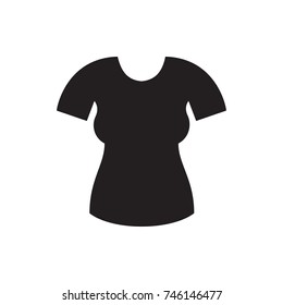 T-shirt icon illustration isolated vector sign symbol