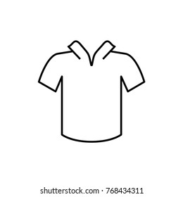 T-shirt icon illustration isolated vector sign symbol
