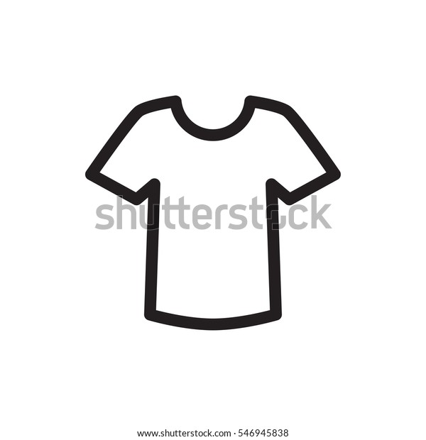 Tshirt Icon Illustration Isolated Vector Sign Stock Vector Royalty