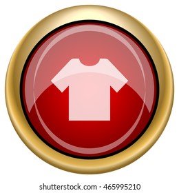T-shirt icon. Internet button on white background. EPS10 vector.
