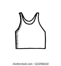 T-shirt icon. isolated object vector silhouette.