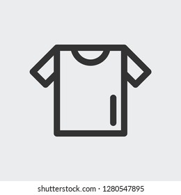 T-shirt icon isolated on background. Clothings symbol modern, simple, vector, icon for website design, mobile app, ui. Vector Illustration