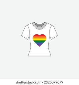 Icono de camiseta aislado en el fondo. Símbolo de ropa moderno, simple, vector, icono para el diseño de sitios web, aplicación móvil, ui. Ilustración vectorial