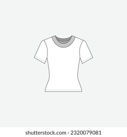 T-shirt icon isolated on background. Apparel symbol modern, simple, vector, icon for website design, mobile app, ui. Vector Illustration