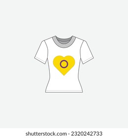 T-shirt icon isolated on background. Apparel symbol modern, simple, vector, icon for website design, mobile app, ui. Vector Illustration