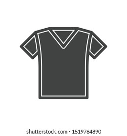 T-shirt icon isolated on white background. Wear symbol modern, simple, vector, icon for website design, mobile app, ui. Vector Illustration