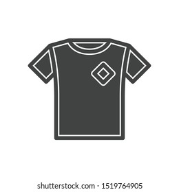 T-shirt icon isolated on white background. Wear symbol modern, simple, vector, icon for website design, mobile app, ui. Vector Illustration