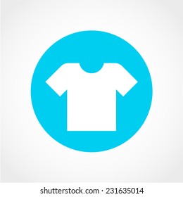 T-shirt Icon Isolated on White Background