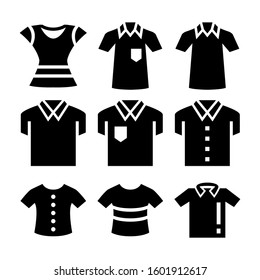 t-shirt icon isolated sign symbol vector illustration - Collection of high quality black style vector icons
