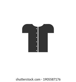 t-shirt icon, isolated t-shirt sign icon, vector illustration