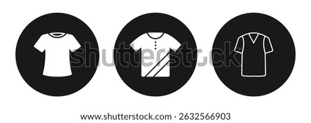 T-shirt icon isolated in white colors. T-shirt filled and outline vector icon from clothes collection for web, mobile apps and ui. Vector illustration, eps 10.