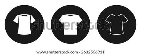 T-shirt icon isolated in white colors. T-shirt filled and outline vector icon from clothes collection for web, mobile apps and ui. Vector illustration, eps 10.