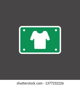 t-shirt icon. man dress