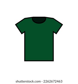 T-shirt icon on white background.