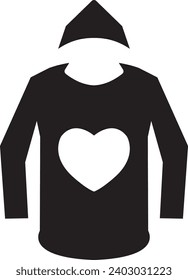 Icono de camiseta sobre fondo blanco
