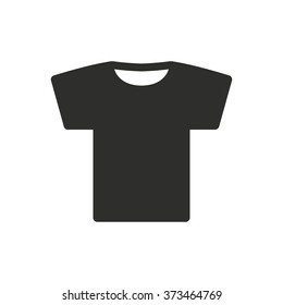 T-shirt  icon  on white background. Vector illustration.