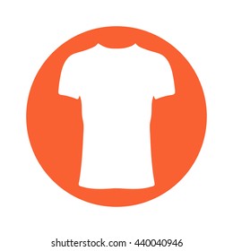 T-shirt icon. Polo illustration.